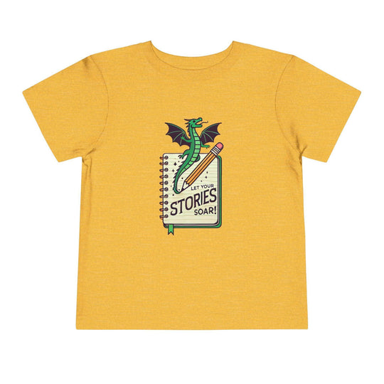 Let Your Stories Soar - Dragon - Toddler Short Sleeve - Brightsee