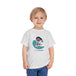 Surfing Scientist Girl - Toddler Short Sleeve - Brightsee