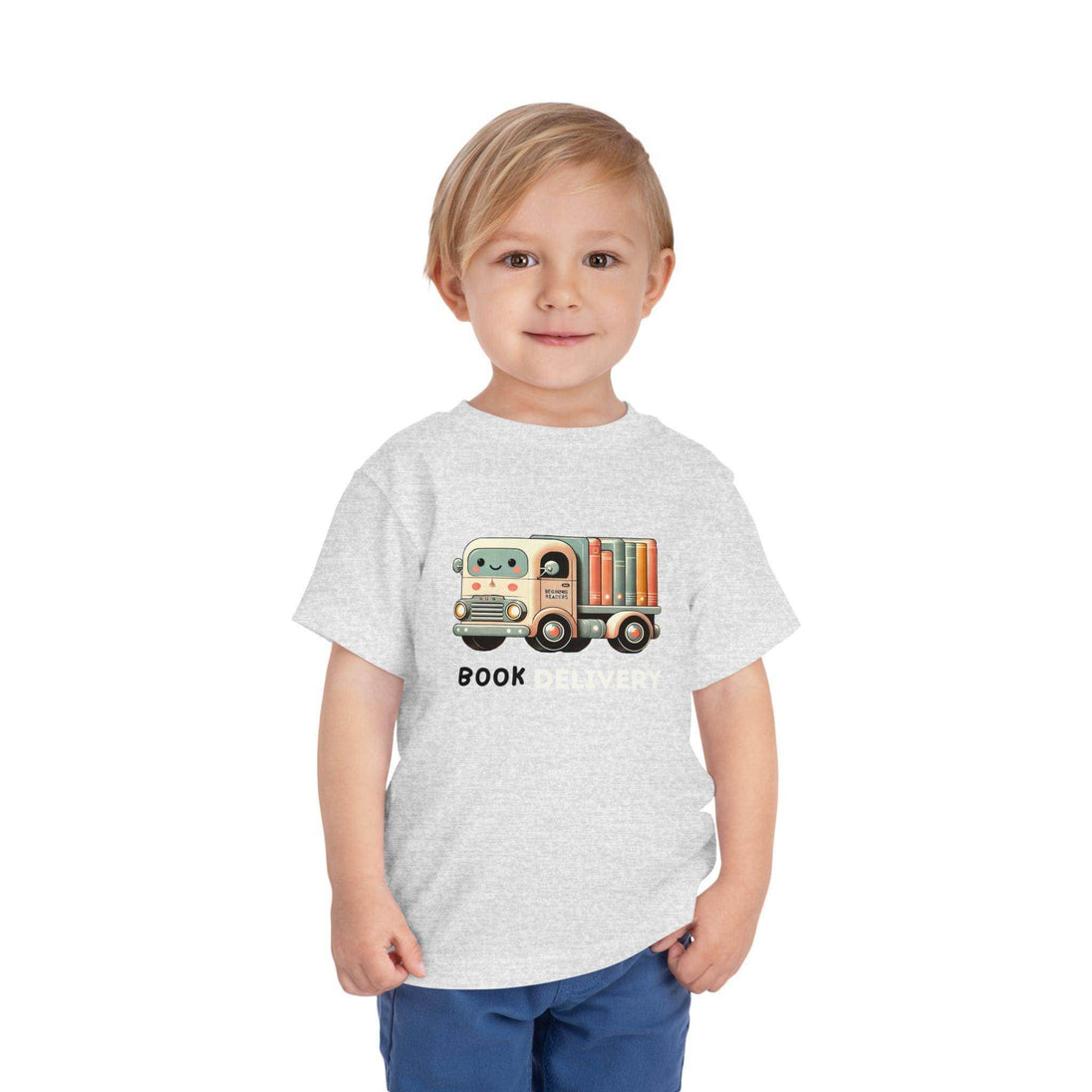 Book Delivery Truck - Toddler Short Sleeve - Brightsee