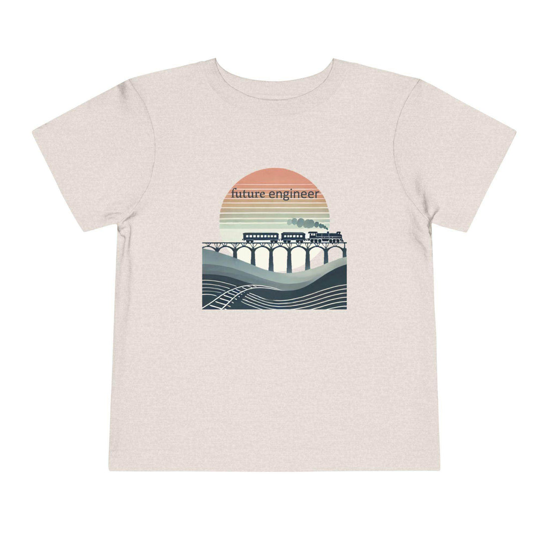 Future Engineer Train - Toddler Short Sleeve - Brightsee