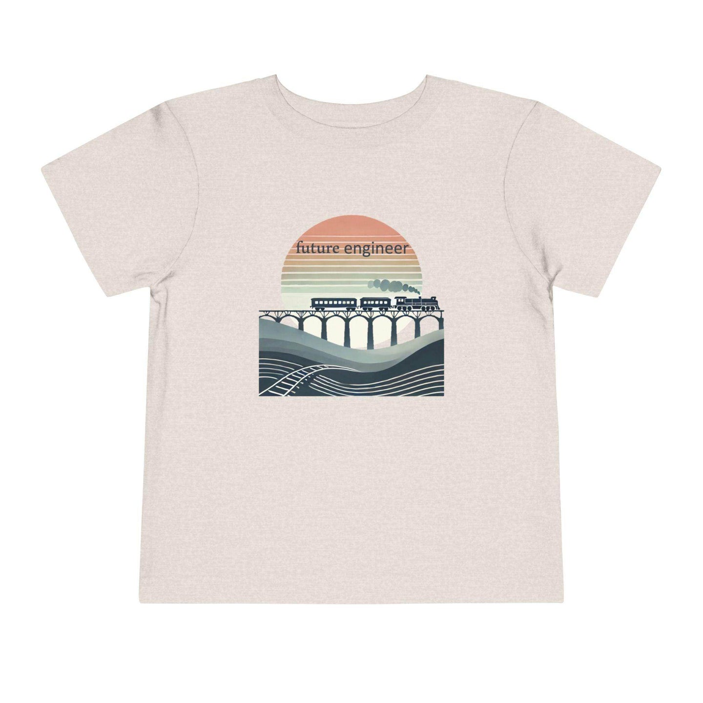 Future Engineer Train - Toddler Short Sleeve - Brightsee