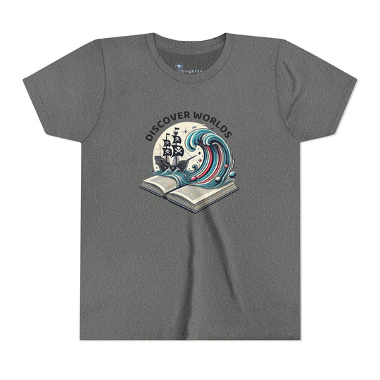 Discover Worlds - Pirate Ship - Youth Short Sleeve - Brightsee