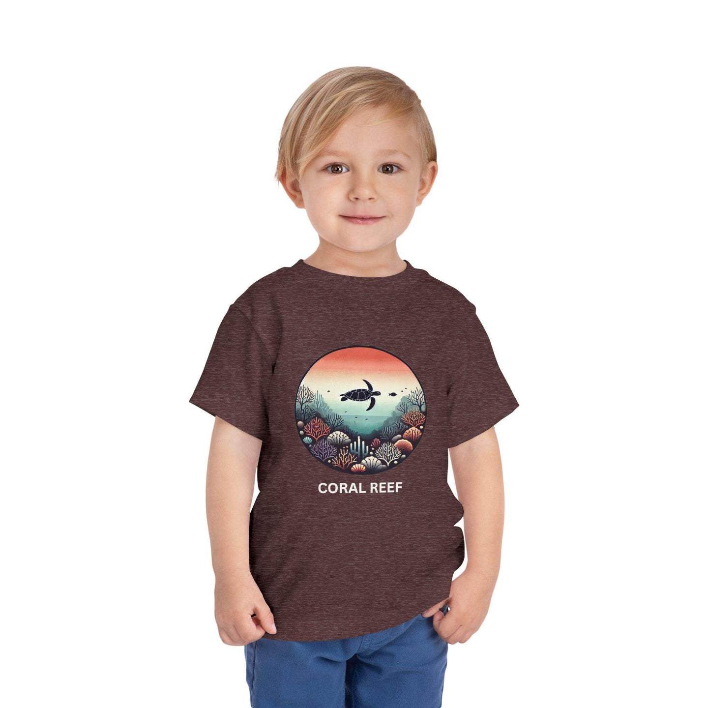 Coral Reef - Toddler Short Sleeve Tee - Brightsee