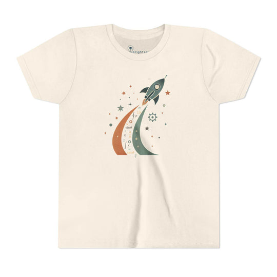 Math Spaceship - Youth Short Sleeve - Brightsee