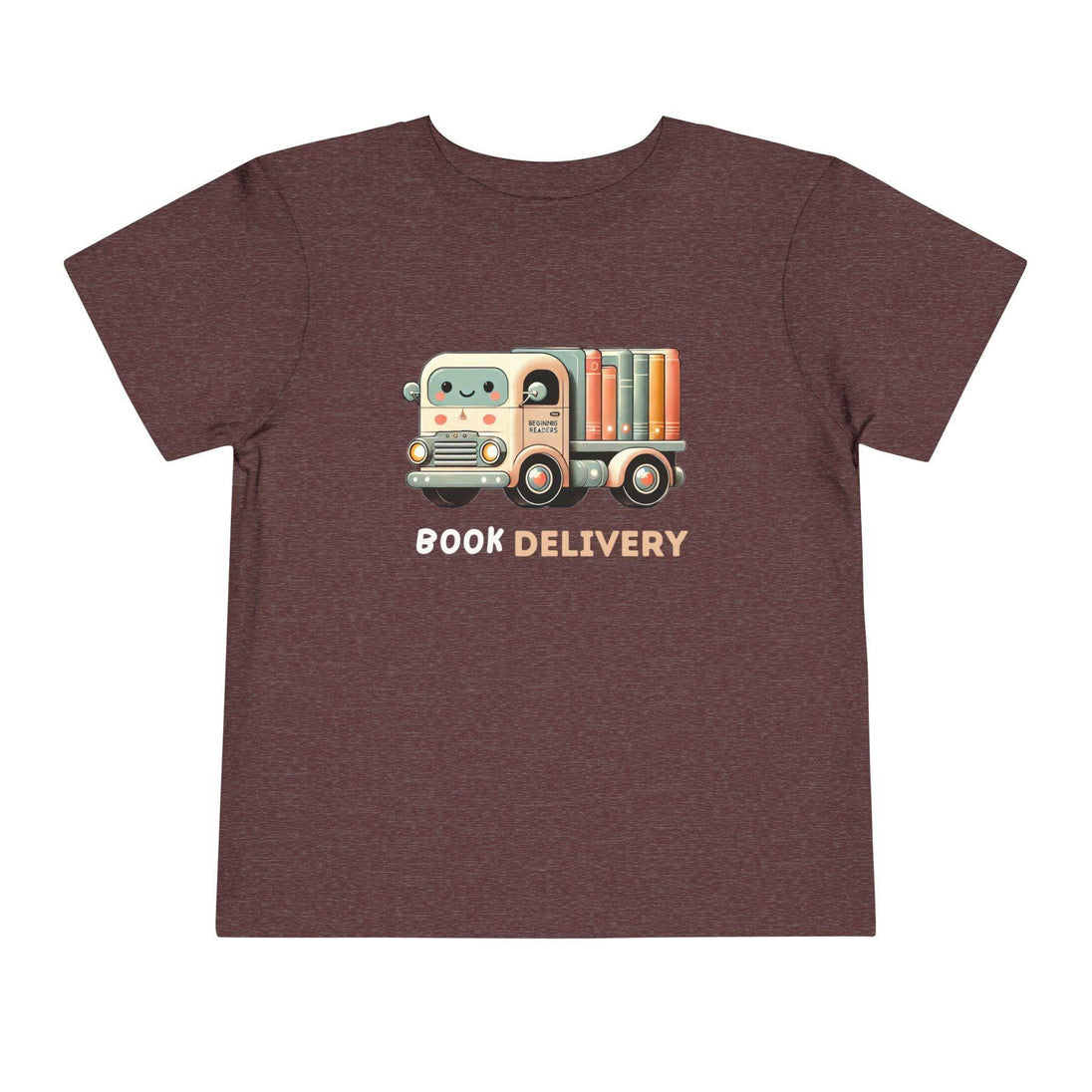 Book Delivery Truck - Toddler Short Sleeve - Brightsee