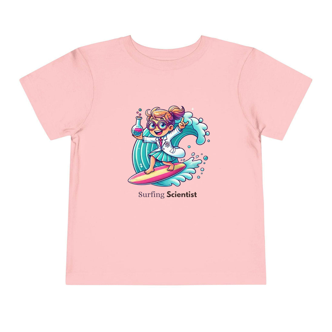 Surfing Scientist Hang Ten - Toddler Short Sleeve - Brightsee