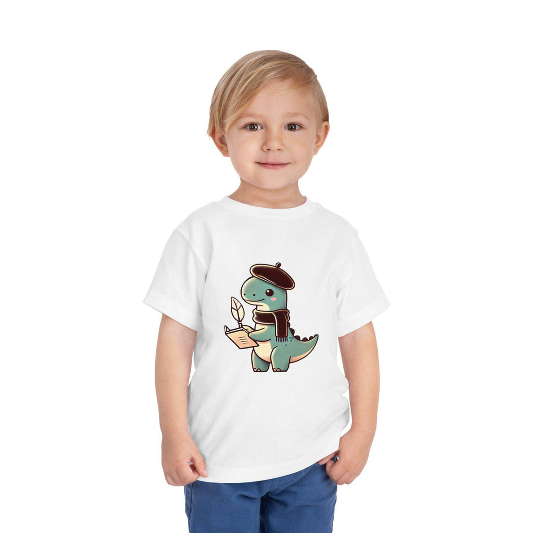 Dinosaur Author - Toddler Short Sleeve - Brightsee