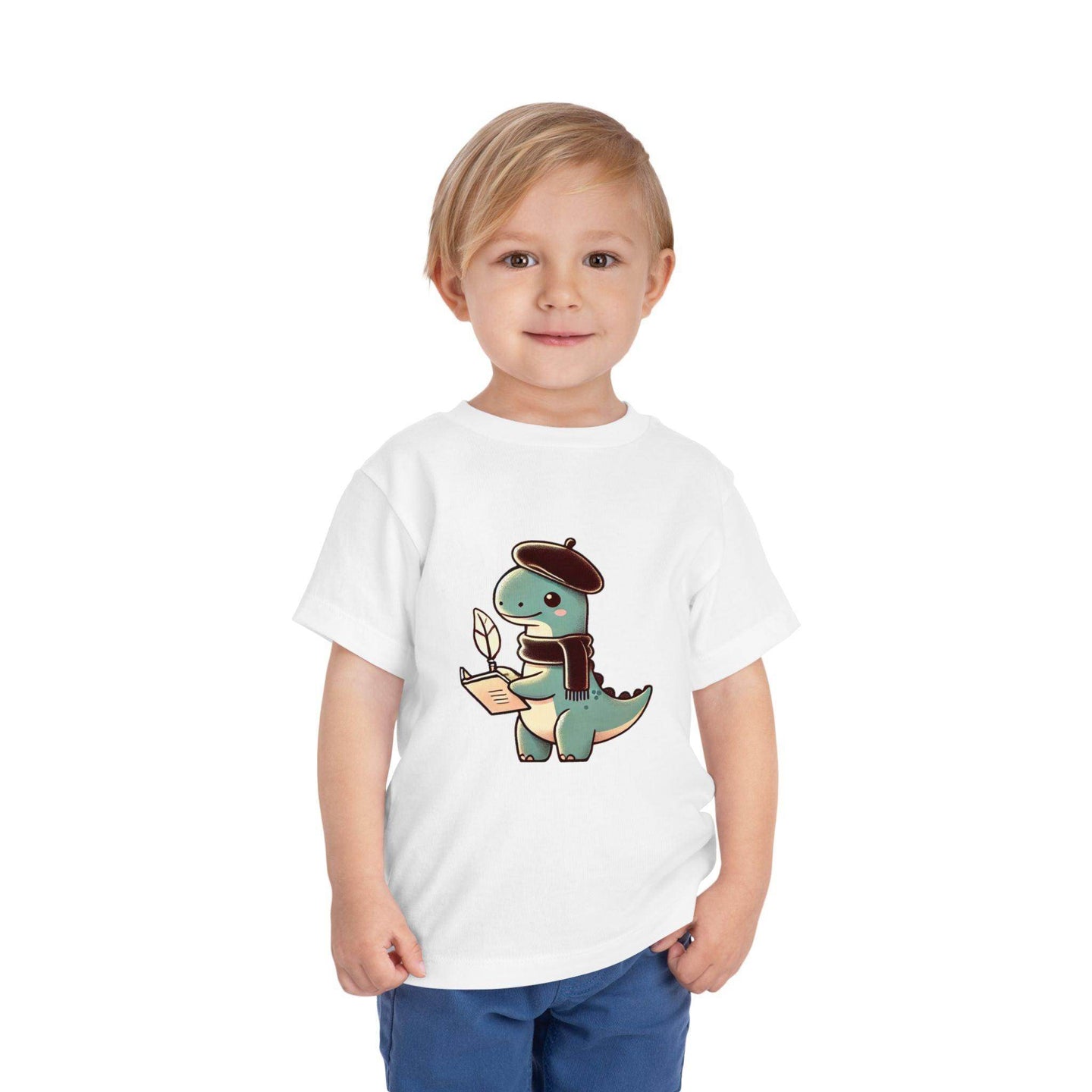 Dinosaur Author - Toddler Short Sleeve - Brightsee