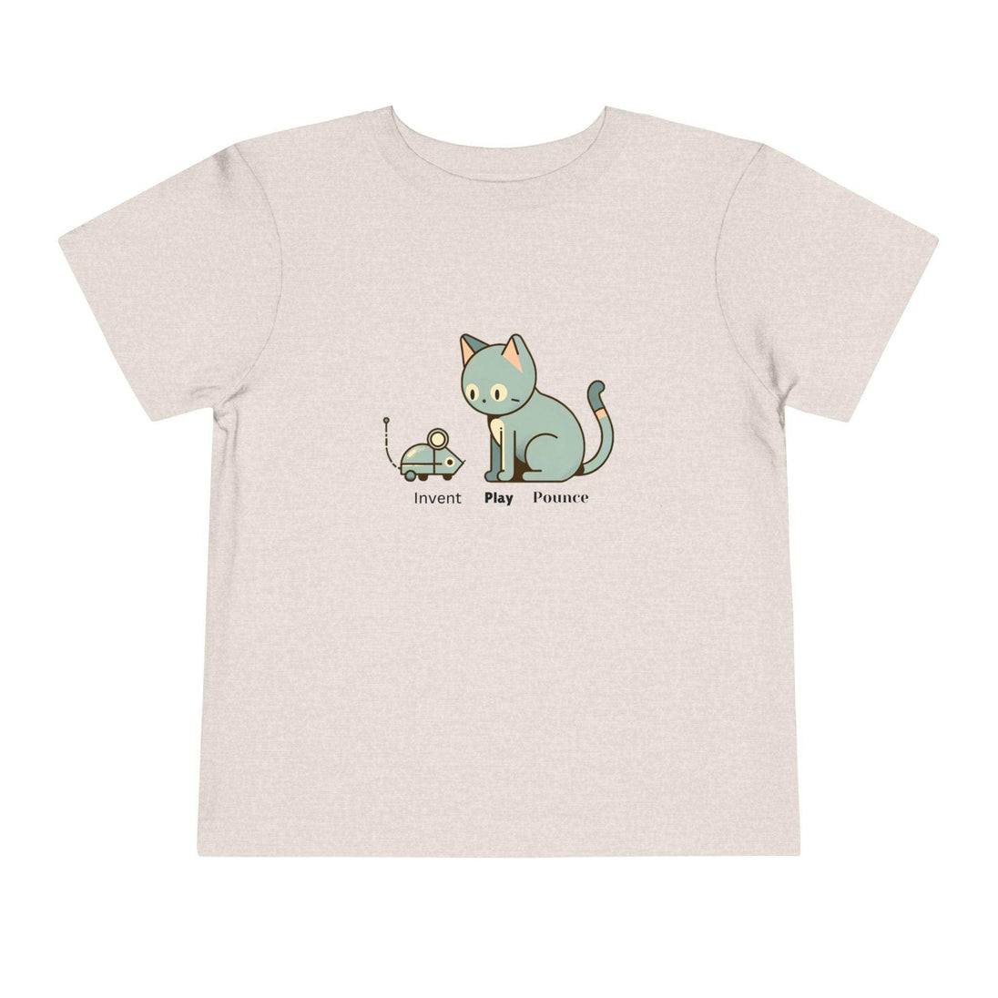 Robot Mouse and Cat - Toddler Short Sleeve - Brightsee