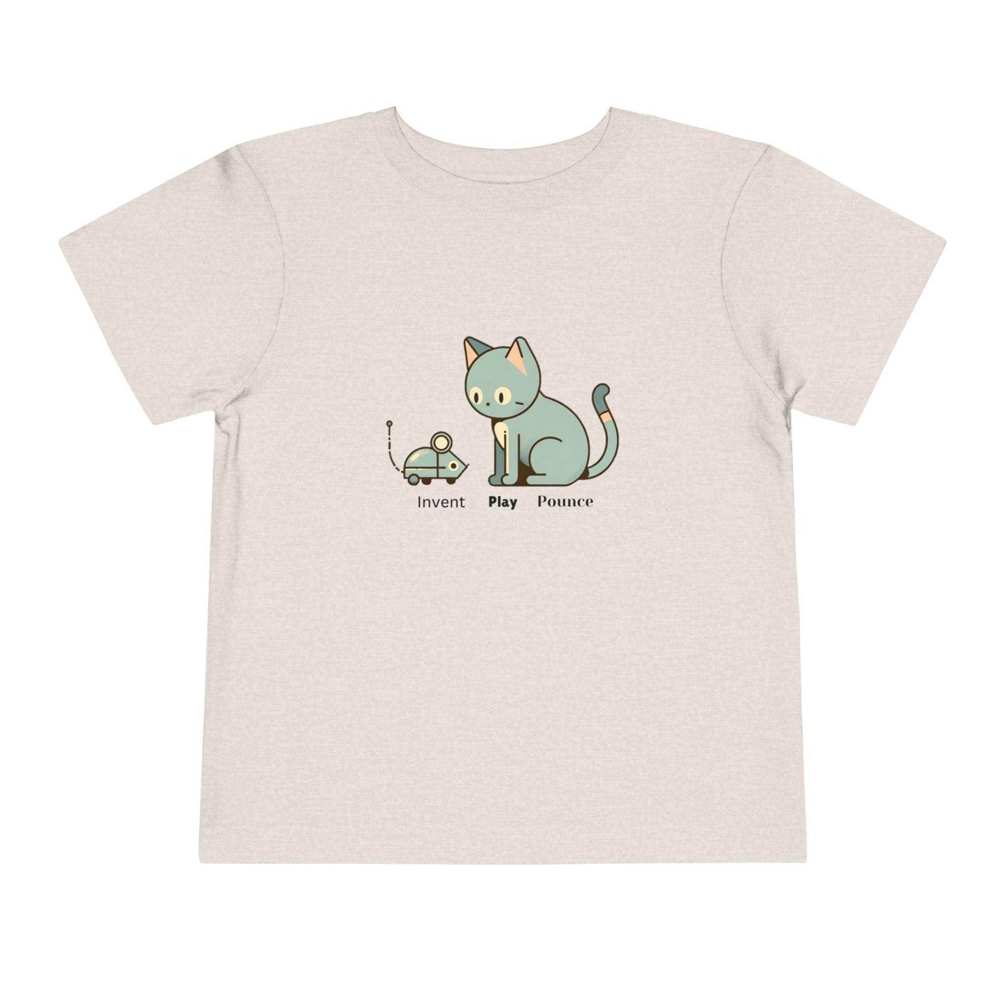 Robot Mouse and Cat - Toddler Short Sleeve - Brightsee