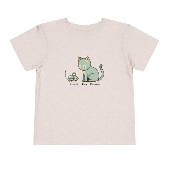 Robot Mouse and Cat - Toddler Short Sleeve - Brightsee