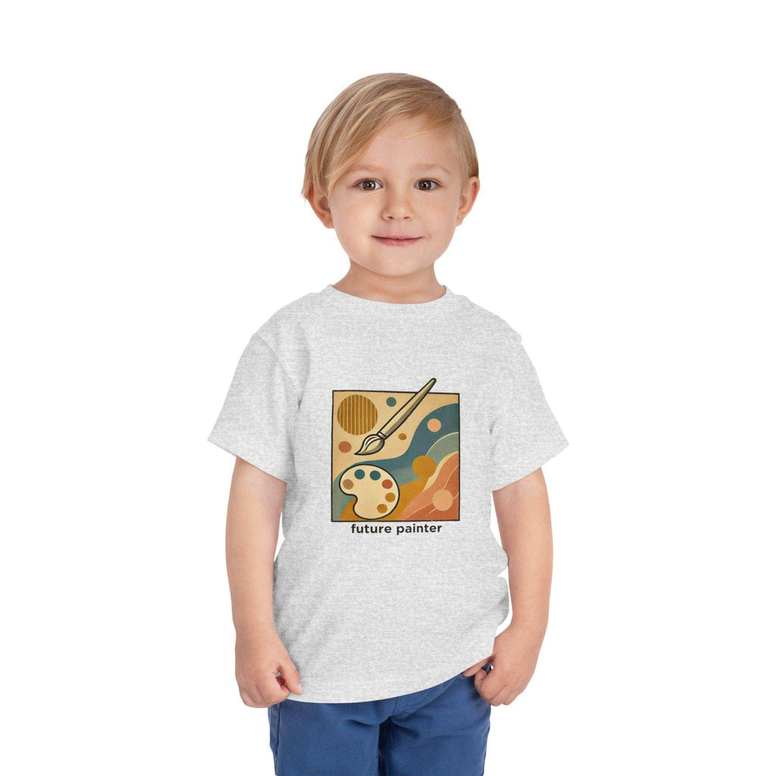 Future Artist Brushstrokes - Toddler Short Sleeve - Brightsee