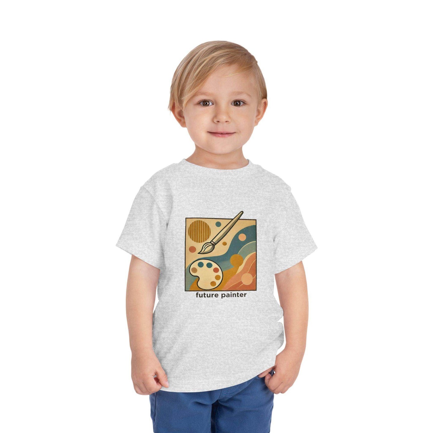 Future Artist Brushstrokes - Toddler Short Sleeve - Brightsee