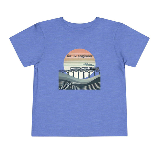 Future Engineer Train - Toddler Short Sleeve - Brightsee