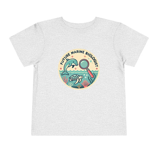 Future Marine Biologist Circle - Toddler Short Sleeve - Brightsee