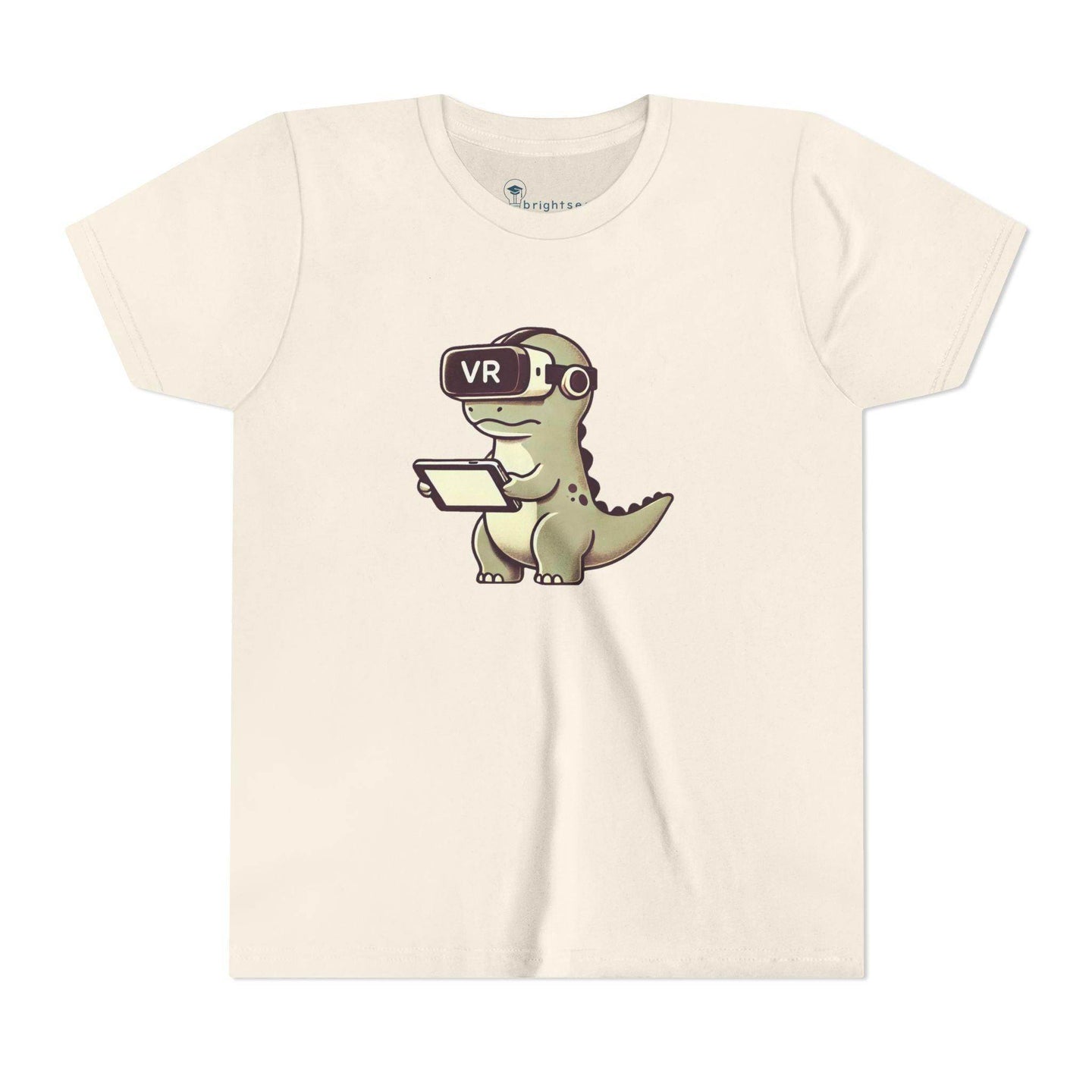 VR Dinosaur - Youth Short Sleeve - Brightsee