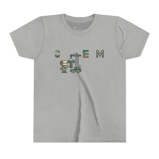 STEM Builder Crane - Youth Short Sleeve - Brightsee