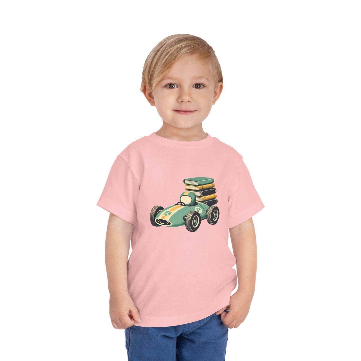 Book Delivery Race Car - Toddler Short Sleeve - Brightsee