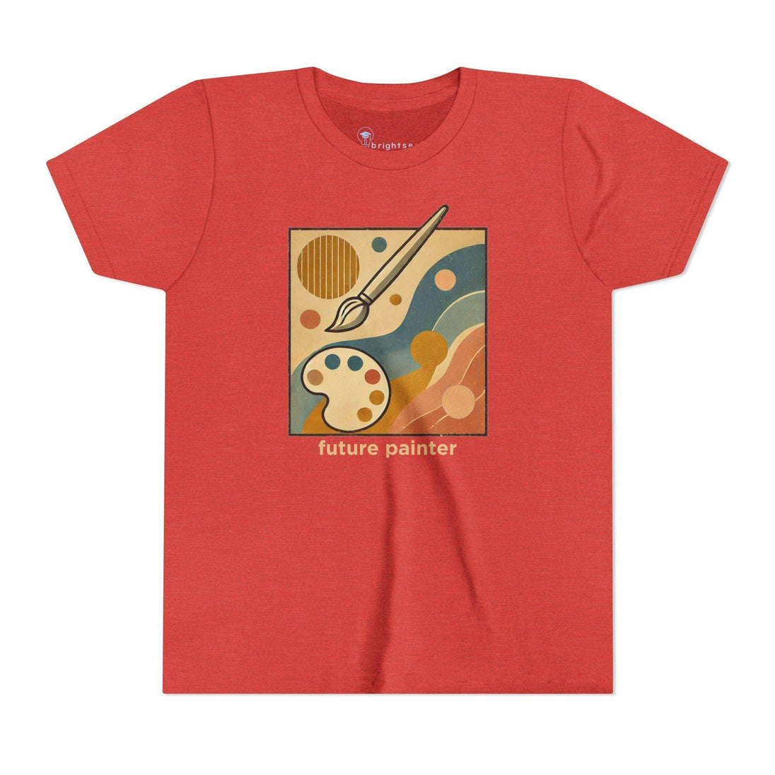 Future Artist Brushstrokes - Youth Short Sleeve Tee - Brightsee