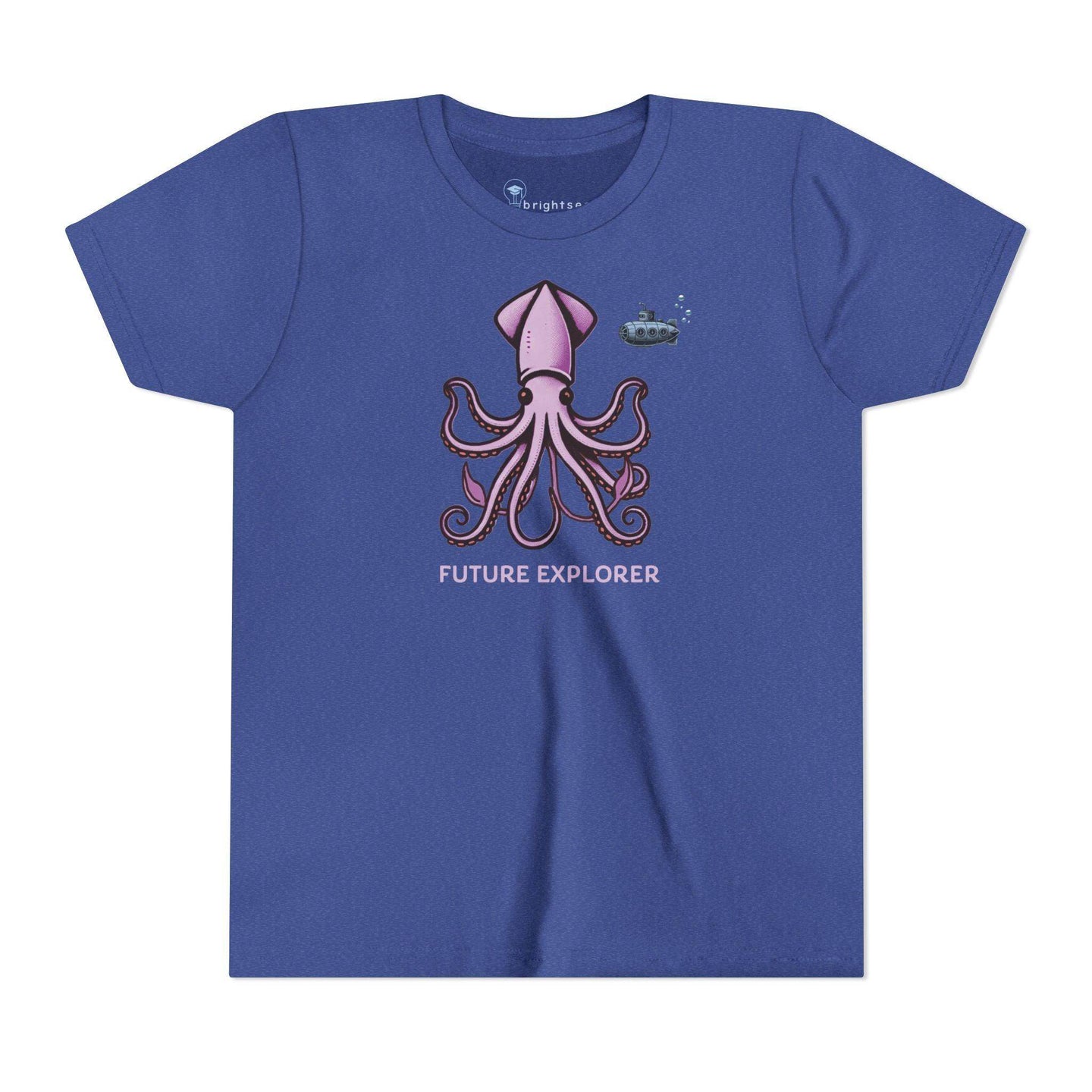 Future Explorer Squid - Youth Short Sleeve - Brightsee
