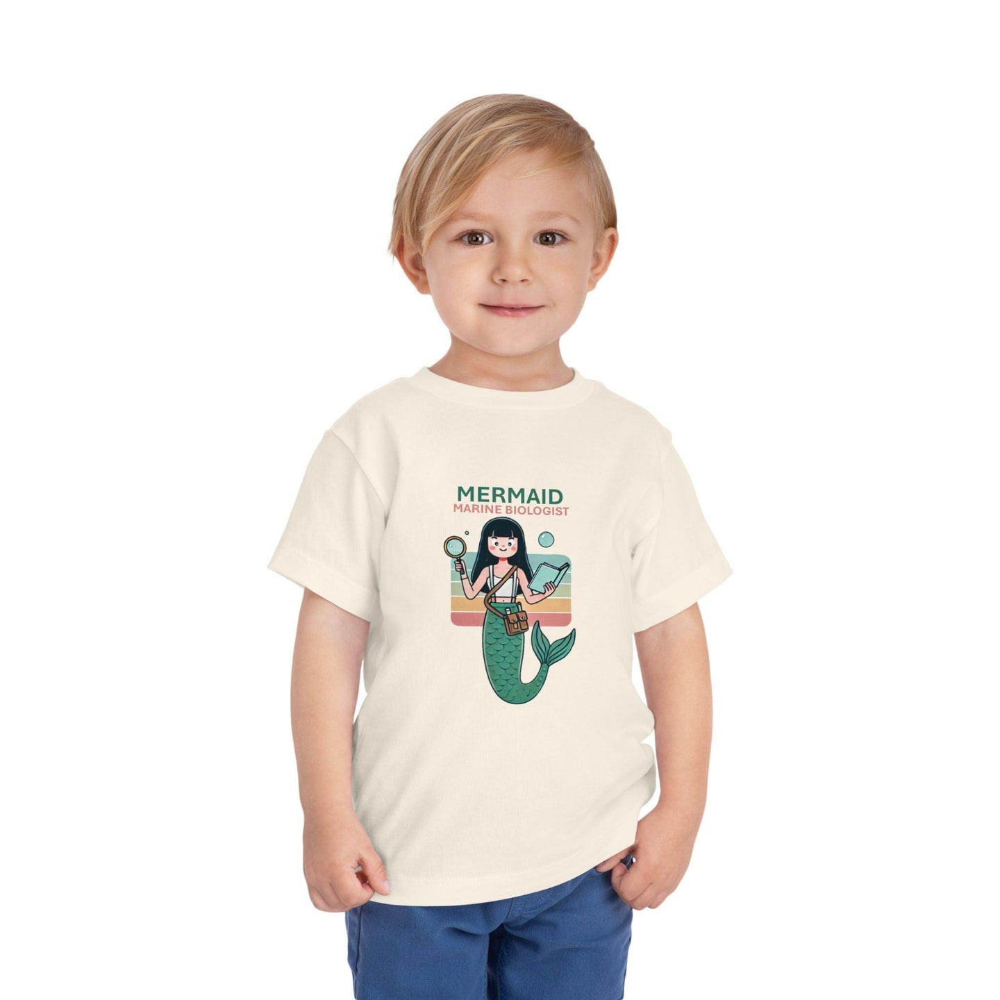 Mermaid Marine Biologist - Toddler Short Sleeve - Brightsee