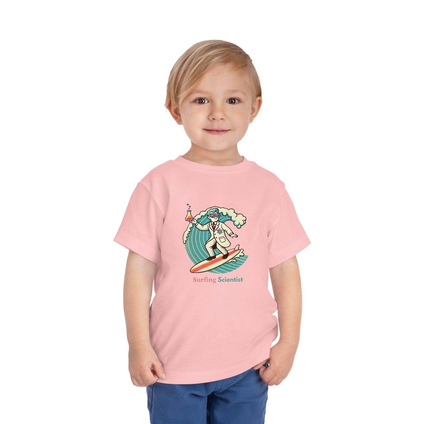 Surfing Scientist - Toddler Short Sleeve - Brightsee