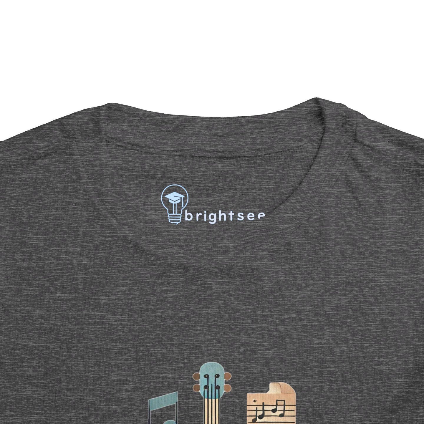 Future Musician Guitar Note - Toddler Short Sleeve - Brightsee
