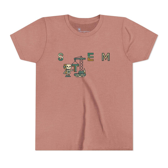 STEM Builder Crane - Youth Short Sleeve - Brightsee