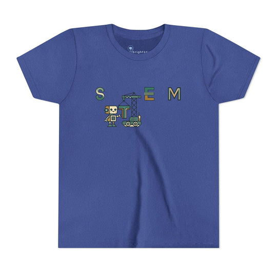 STEM Builder Crane - Youth Short Sleeve - Brightsee