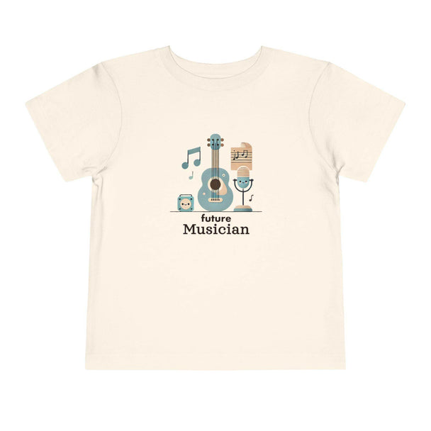 Future Musician Guitar Note - Toddler Short Sleeve - Brightsee