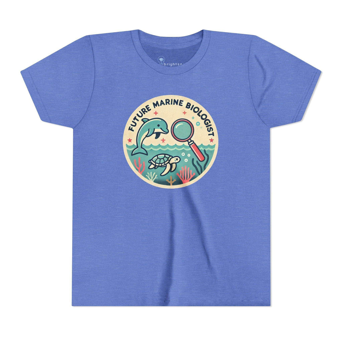 Future Marine Biologist Circle - Youth Short Sleeve - Brightsee