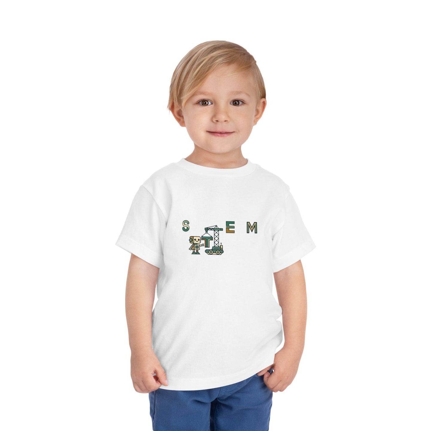 STEM Builder Crane - Toddler Short Sleeve - Brightsee