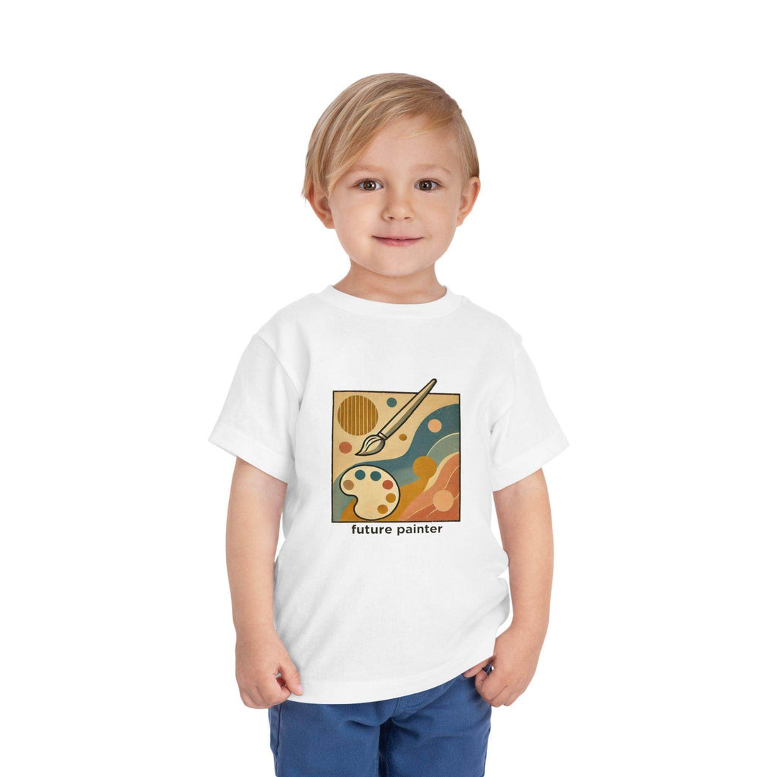 Future Artist Brushstrokes - Toddler Short Sleeve - Brightsee