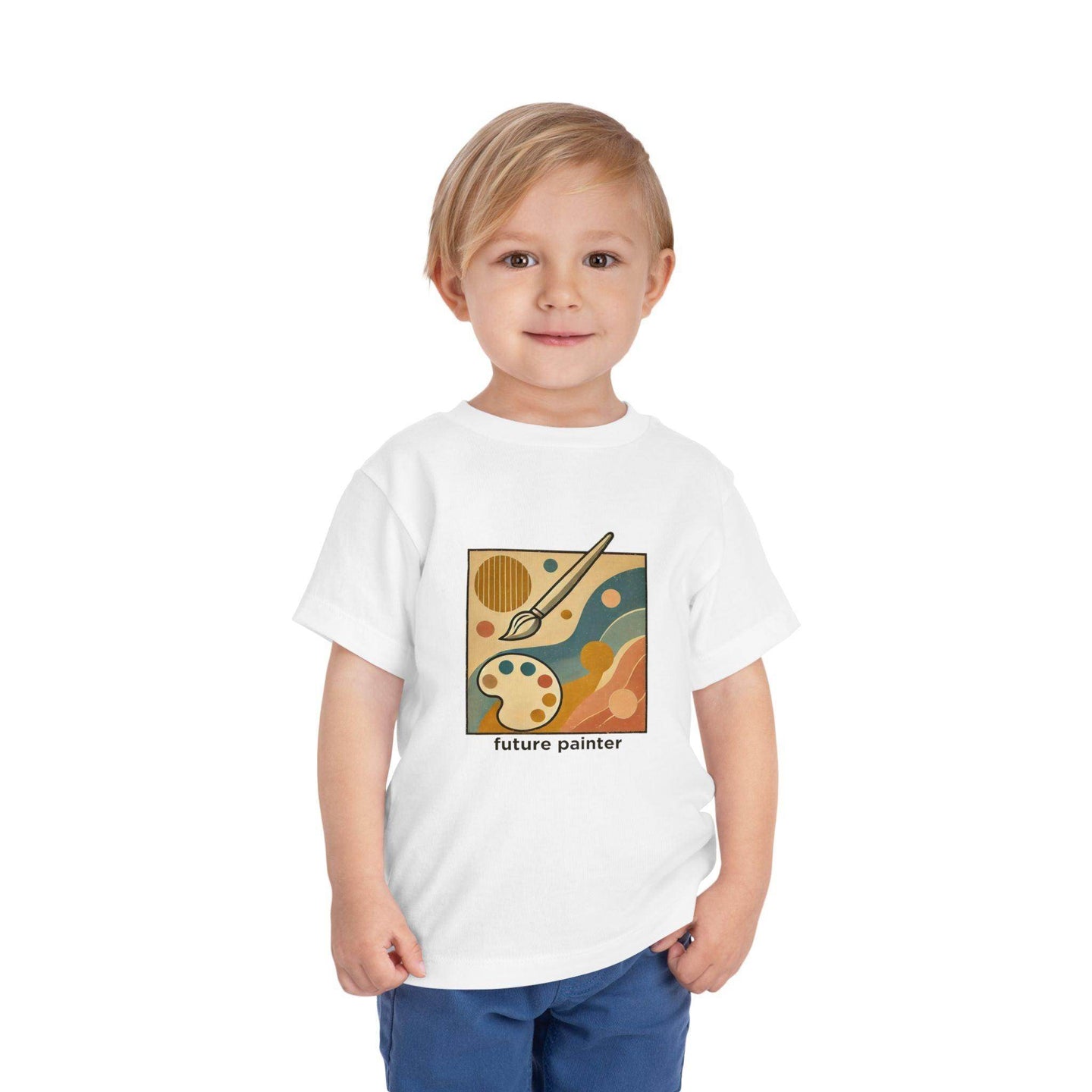 Future Artist Brushstrokes - Toddler Short Sleeve - Brightsee