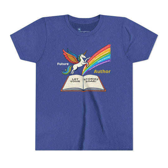 Future Author Alicorn - Youth Short Sleeve - Brightsee