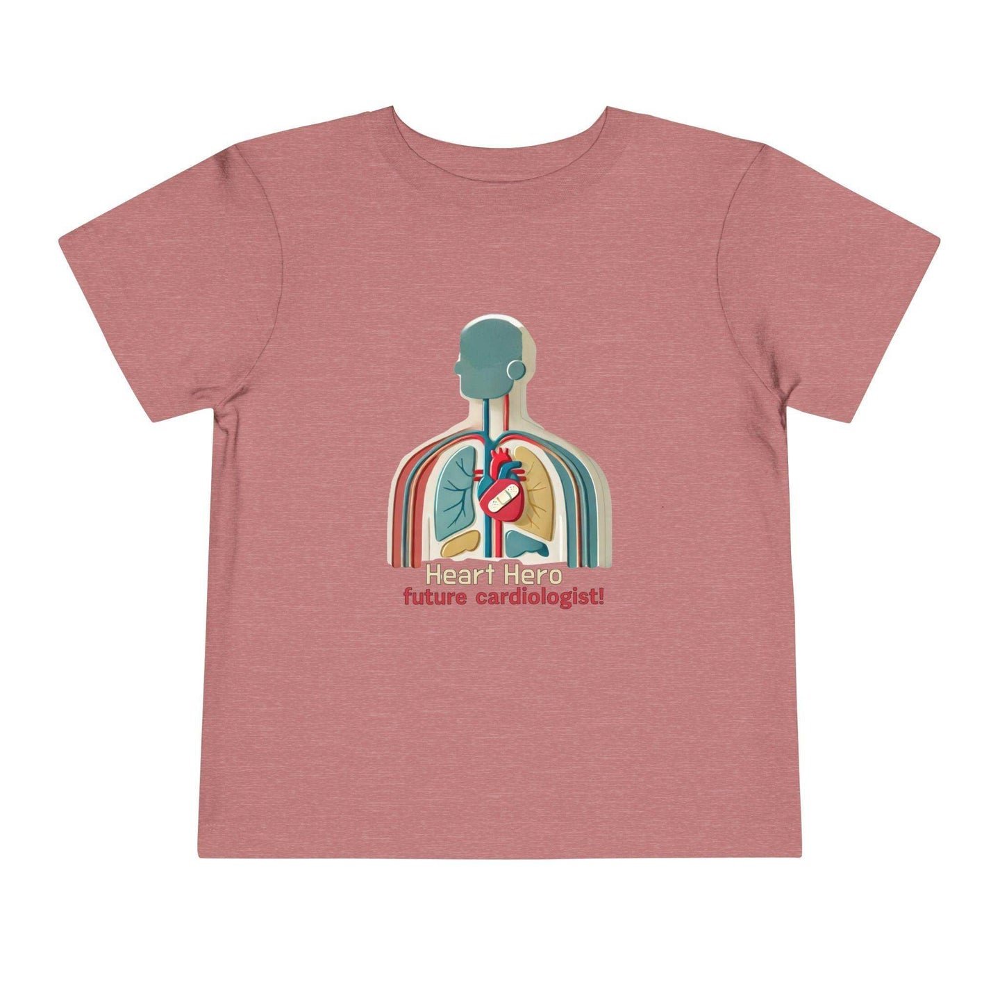 Future Cardiologist - Heart Bandage - Toddler Short Sleeve - Brightsee