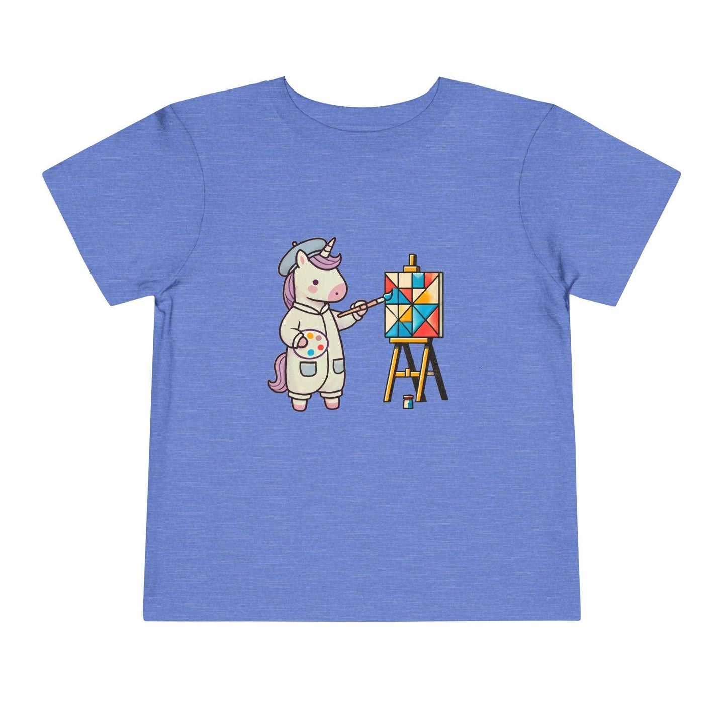 Painting Unicorn - Toddler Short Sleeve - Brightsee
