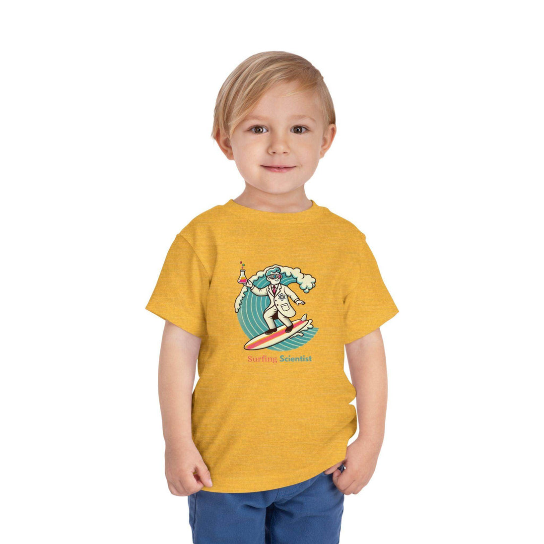 Surfing Scientist - Toddler Short Sleeve - Brightsee