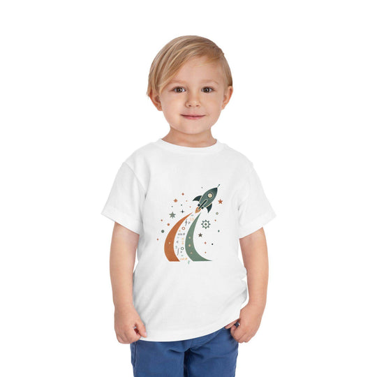 Math Spaceship - Toddler Short Sleeve - Brightsee