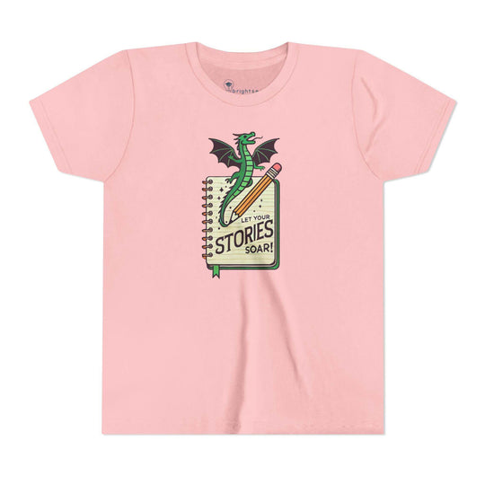 Let Your Stories Soar - Dragon - Youth Short Sleeve - Brightsee