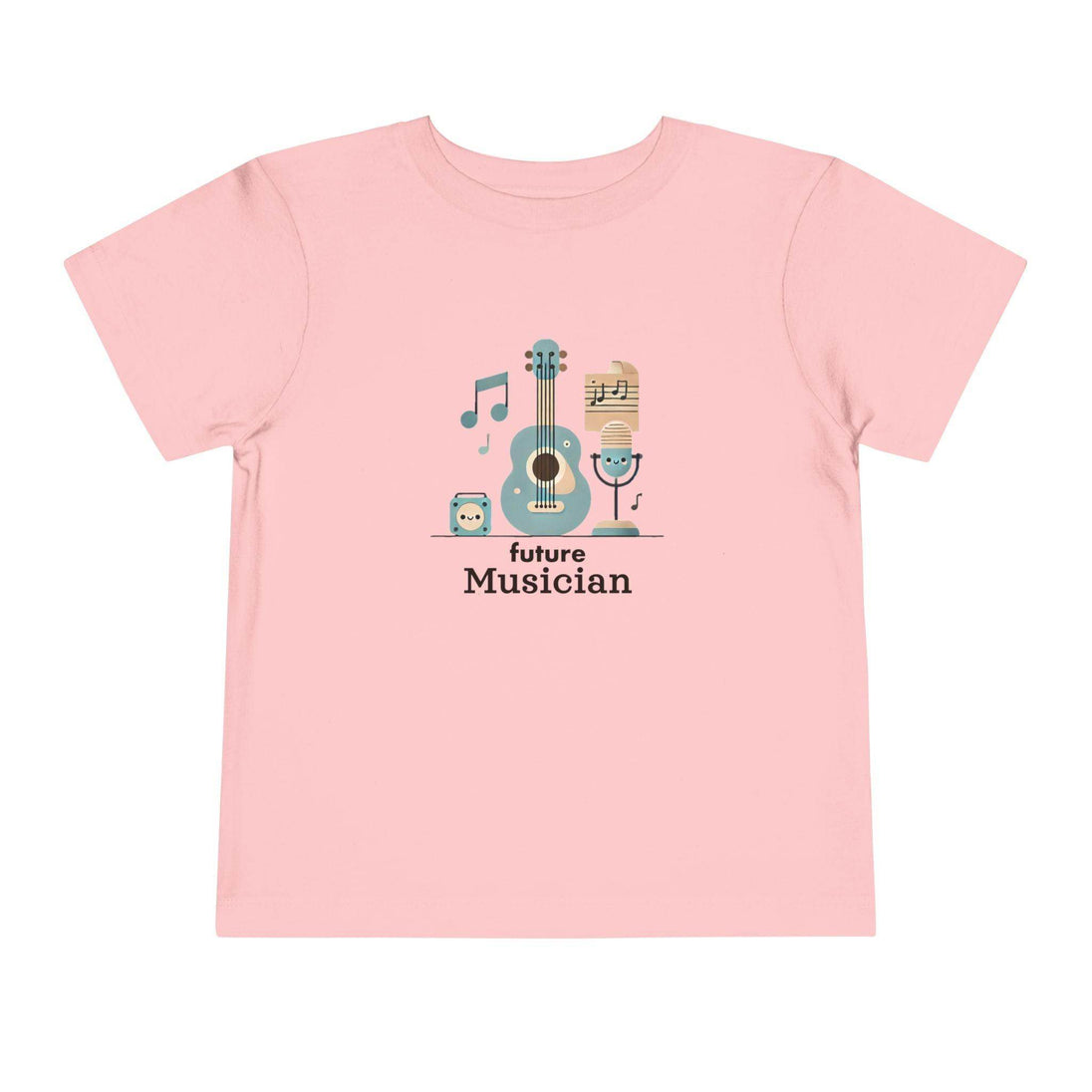 Future Musician Guitar Note - Toddler Short Sleeve - Brightsee