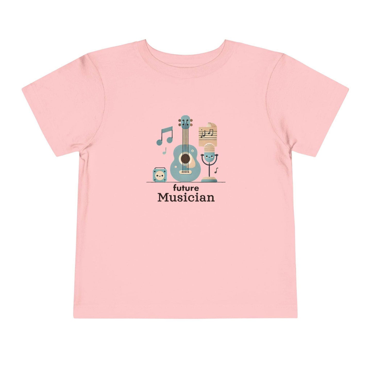 Future Musician Guitar Note - Toddler Short Sleeve - Brightsee