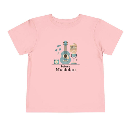 Future Musician Guitar Note - Toddler Short Sleeve - Brightsee