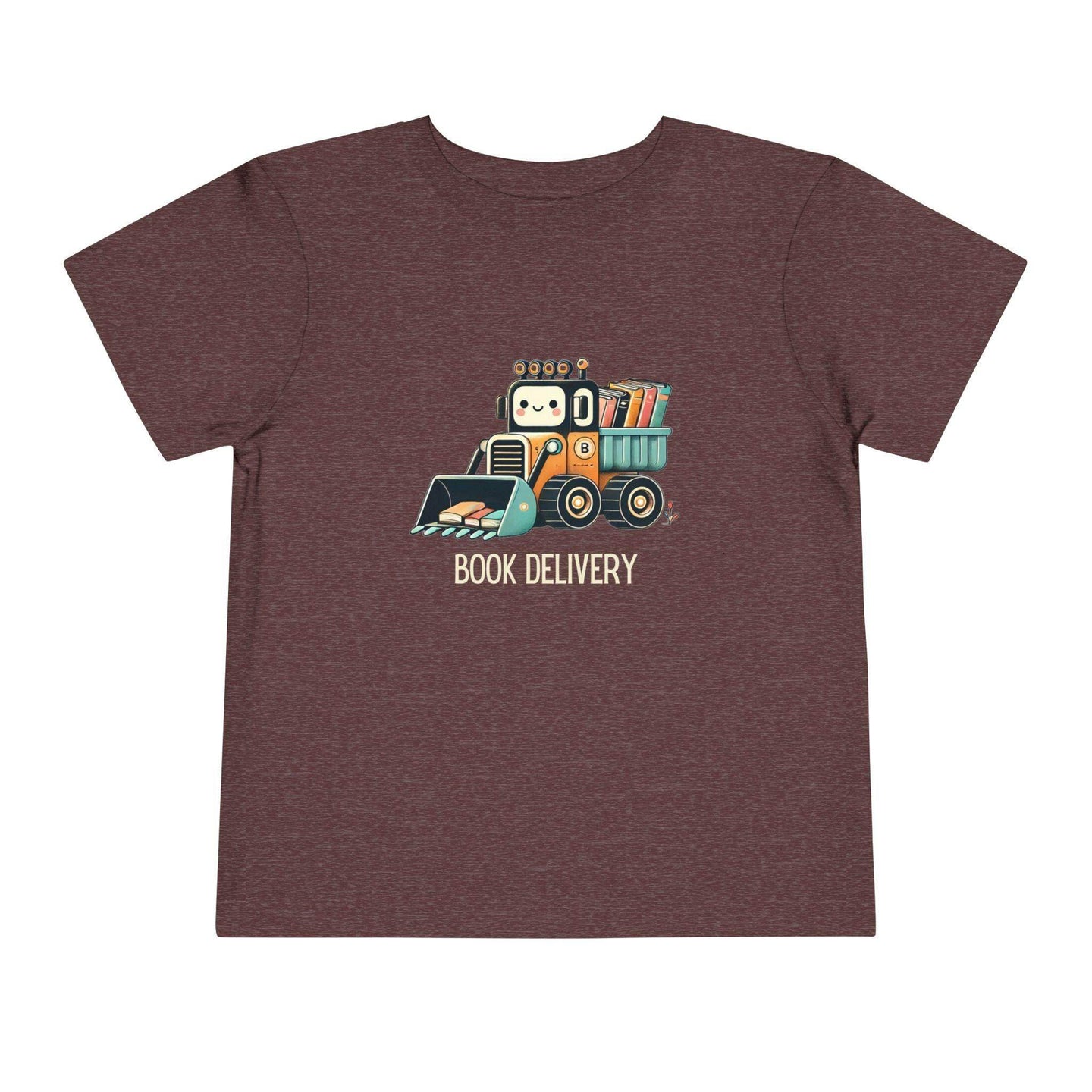 Book Delivery Bulldozer - Toddler Short Sleeve - Brightsee