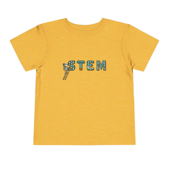 STEM Construction Bot on Ladder - Toddler Short Sleeve - Brightsee