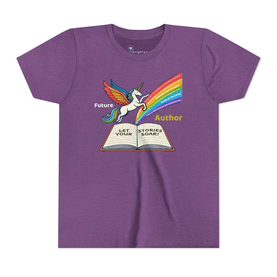 Future Author Alicorn - Youth Short Sleeve - Brightsee
