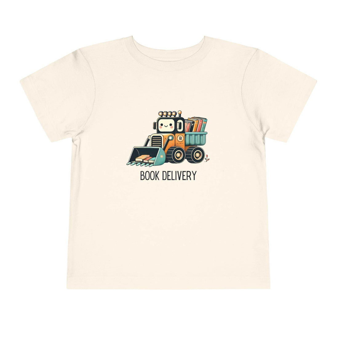 Book Delivery Bulldozer - Toddler Short Sleeve - Brightsee