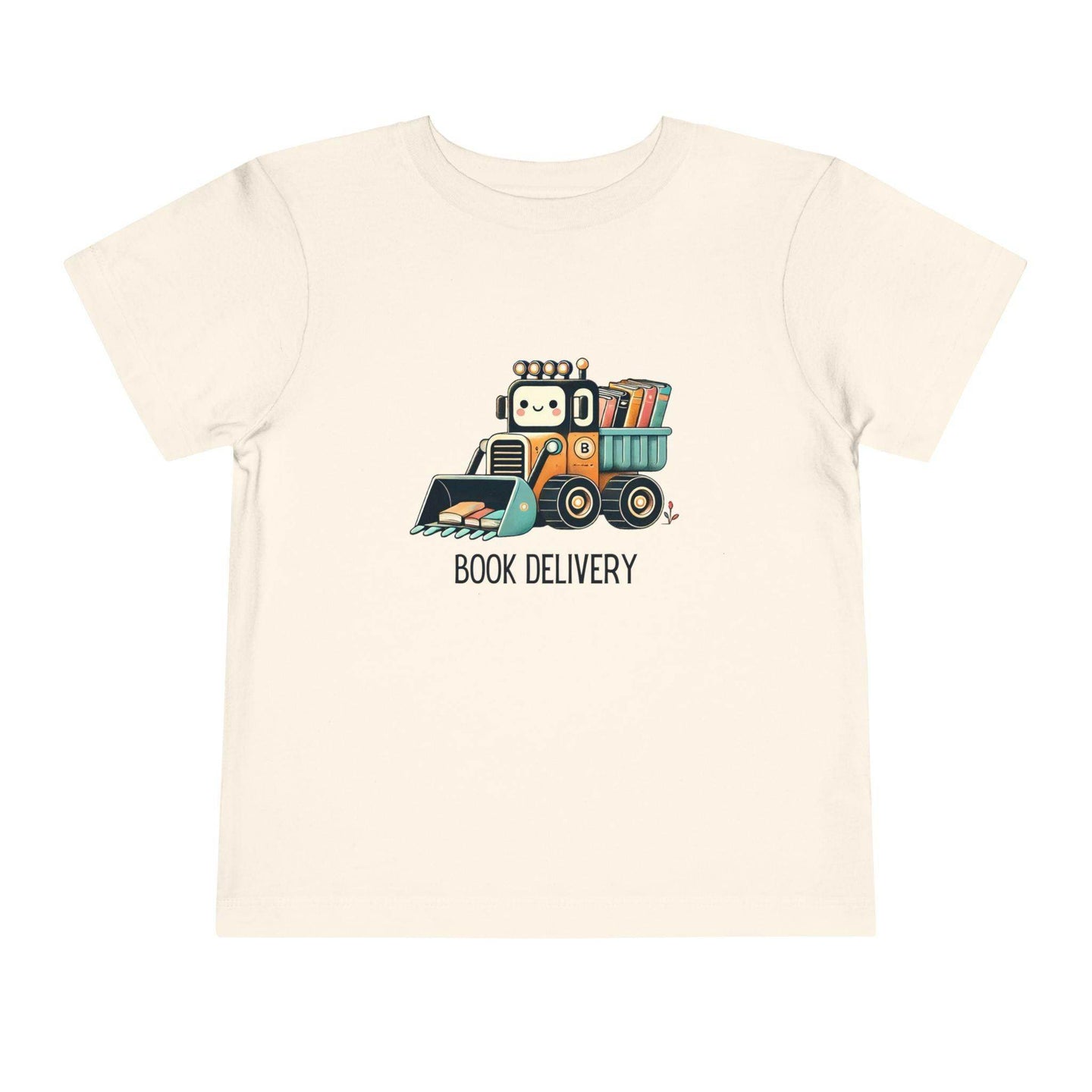 Book Delivery Bulldozer - Toddler Short Sleeve - Brightsee
