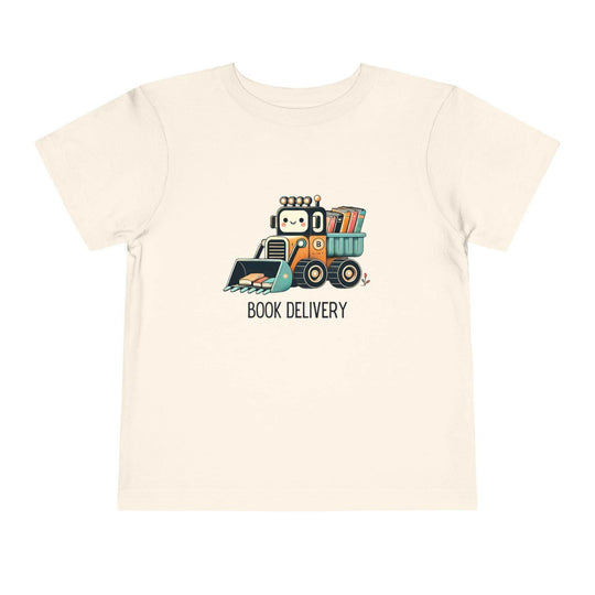 Book Delivery Bulldozer - Toddler Short Sleeve - Brightsee