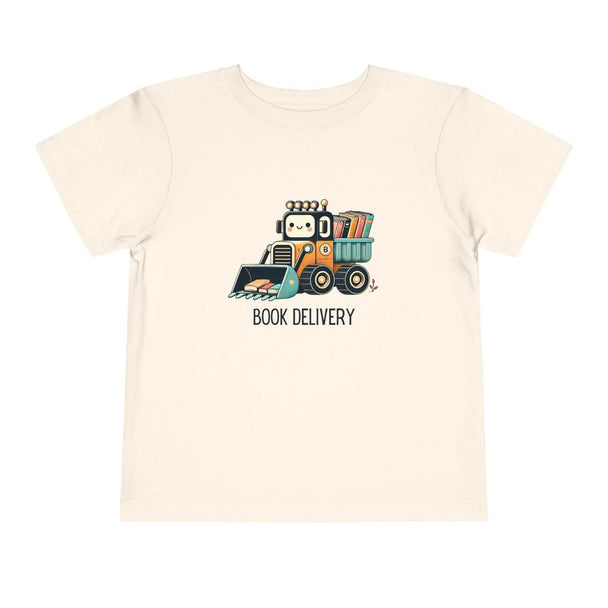 Book Delivery Bulldozer - Toddler Short Sleeve - Brightsee